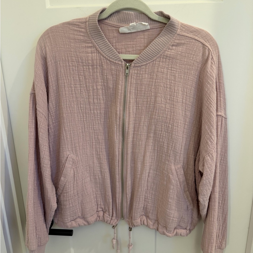 Light Pink Women's Bomber Jacket - from Evereve